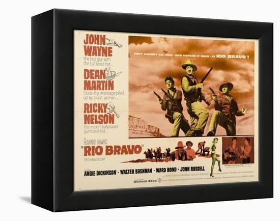 Howard Hawks' Rio Bravo, 1959, "Rio Bravo" Directed by Howard Hawks-null-Framed Premier Image Canvas