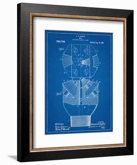 Howard Hughes Drill, Oil Drill Patent-null-Framed Art Print
