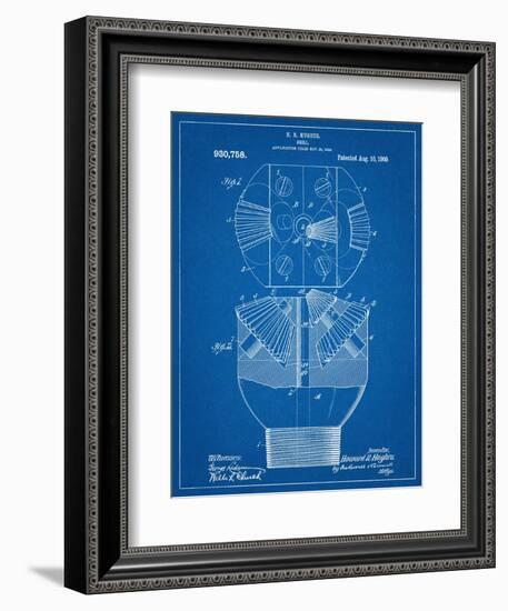 Howard Hughes Drill, Oil Drill Patent-null-Framed Art Print