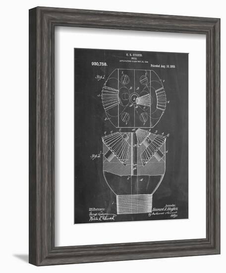 Howard Hughes Drill, Oil Drill Patent-null-Framed Art Print