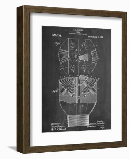 Howard Hughes Drill, Oil Drill Patent-null-Framed Art Print