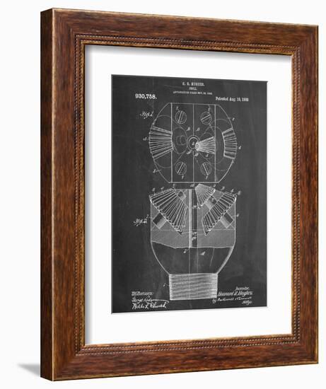 Howard Hughes Drill, Oil Drill Patent-null-Framed Art Print