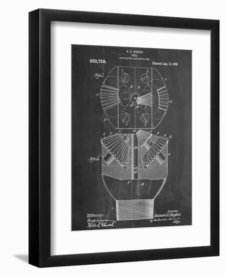 Howard Hughes Drill, Oil Drill Patent-null-Framed Art Print