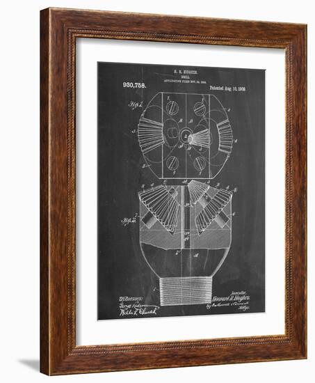 Howard Hughes Drill, Oil Drill Patent-null-Framed Art Print