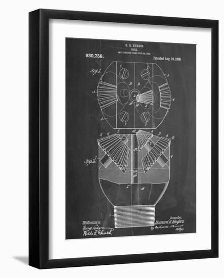 Howard Hughes Drill, Oil Drill Patent-null-Framed Art Print