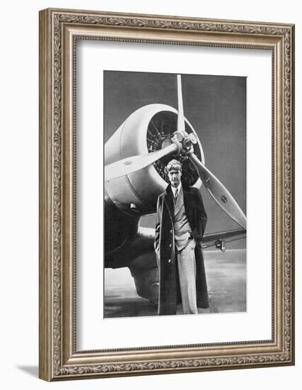 Howard Hughes, US Aviation Pioneer-Science, Industry and Business Library-Framed Photographic Print