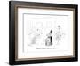 "Howard, I think the dog wants to go out." - New Yorker Cartoon-Arnie Levin-Framed Premium Giclee Print