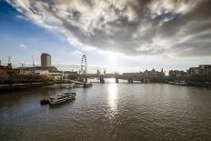 The Mi5 Building, St. George's Tower, Vauxhall Bridge and the River Thames, London, England-Howard Kingsnorth-Photographic Print