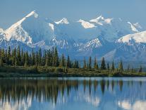 Wonder Lake in Denali National Park, Alaska.-Howard Newcomb-Photographic Print