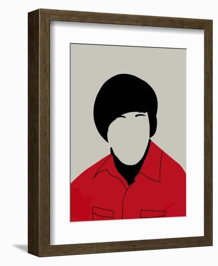 Howard Portrait-David Brodsky-Framed Premium Giclee Print