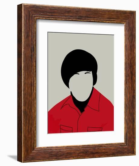 Howard Portrait-David Brodsky-Framed Premium Giclee Print