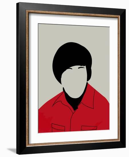 Howard Portrait-David Brodsky-Framed Art Print