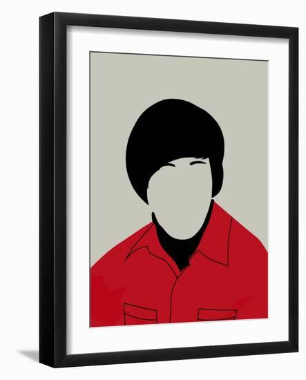 Howard Portrait-David Brodsky-Framed Art Print