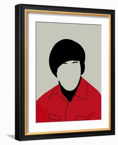 Howard Portrait-David Brodsky-Framed Art Print