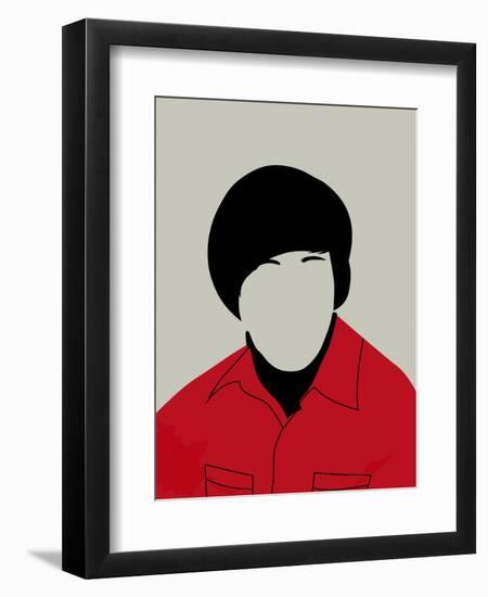 Howard Portrait-David Brodsky-Framed Art Print