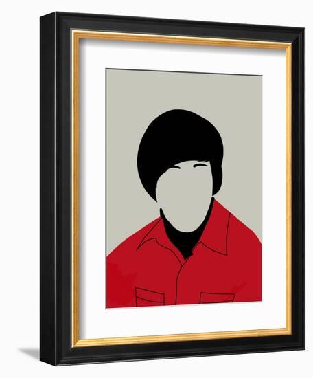 Howard Portrait-David Brodsky-Framed Art Print