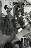 Anne Hutchinson Preaching in Her House in Boston, 1637, Illustration from "Colonies and Nation"-Howard Pyle-Giclee Print