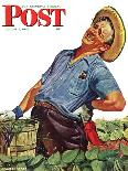 "Victory Garden," Saturday Evening Post Cover, August 7, 1943-Howard Scott-Giclee Print