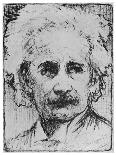 Albert Einstein Scientist-Howard Smith-Framed Art Print