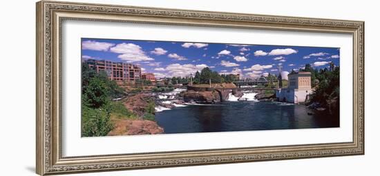 Howard Street Bridge over Spokane Falls, Spokane, Washington State, USA-null-Framed Photographic Print