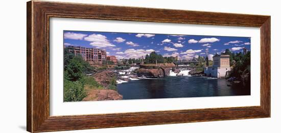 Howard Street Bridge over Spokane Falls, Spokane, Washington State, USA-null-Framed Photographic Print