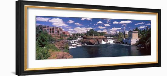 Howard Street Bridge over Spokane Falls, Spokane, Washington State, USA-null-Framed Photographic Print