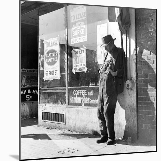 Howard Street, San Francisco, California, known as "Skid Row", 1937-Dorothea Lange-Mounted Photographic Print