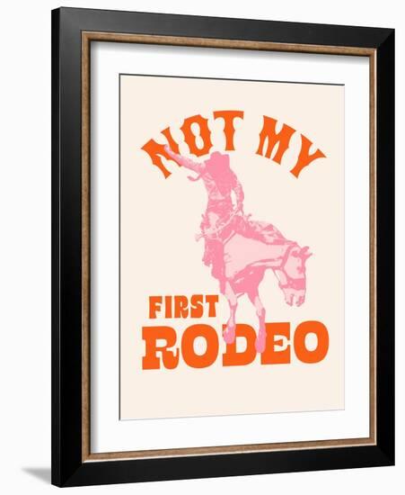 Howdy Cowgirl I-Victoria Barnes-Framed Art Print