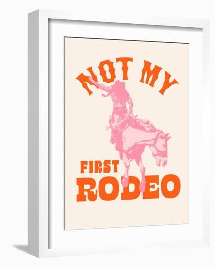 Howdy Cowgirl I-Victoria Barnes-Framed Art Print