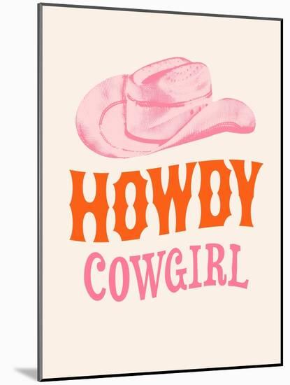 Howdy Cowgirl IV-Victoria Barnes-Mounted Art Print