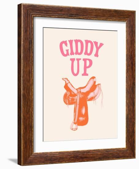 Howdy Cowgirl VI-Victoria Barnes-Framed Art Print