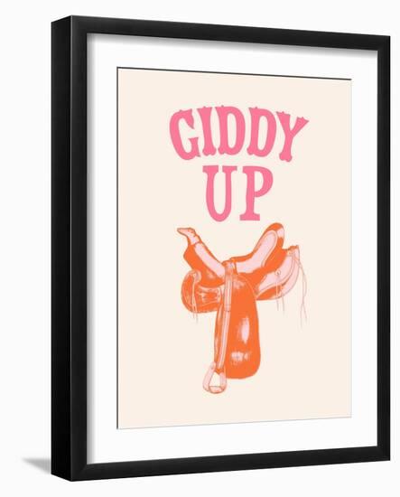 Howdy Cowgirl VI-Victoria Barnes-Framed Art Print