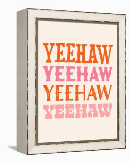 Howdy Cowgirl VII-Victoria Barnes-Framed Stretched Canvas