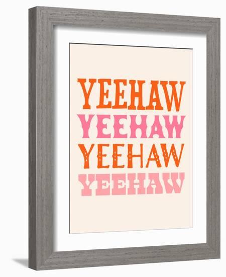 Howdy Cowgirl VII-Victoria Barnes-Framed Art Print