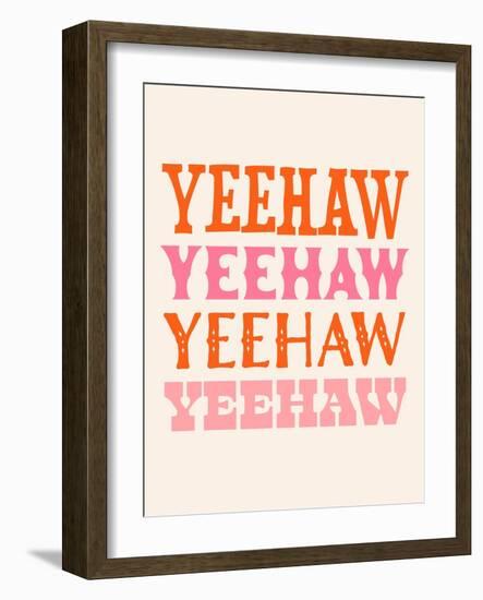 Howdy Cowgirl VII-Victoria Barnes-Framed Art Print