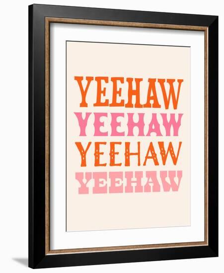 Howdy Cowgirl VII-Victoria Barnes-Framed Art Print