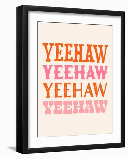 Howdy Cowgirl VII-Victoria Barnes-Framed Art Print