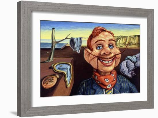 Howdy Dali Doody-James W. Johnson-Framed Giclee Print