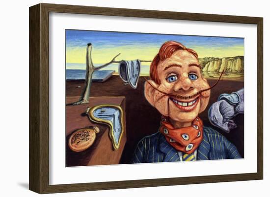 Howdy Dali Doody-James W. Johnson-Framed Premium Giclee Print