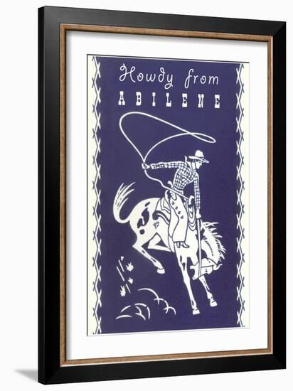 Howdy from Abilene, Texas-null-Framed Art Print