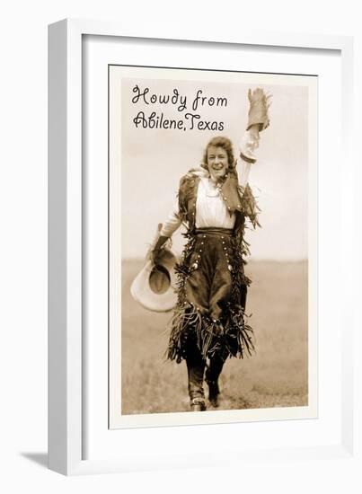 Howdy from Abilene, Texas-null-Framed Art Print