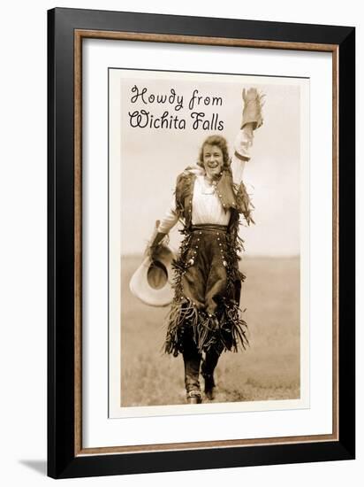 Howdy from Wichita Falls, Texas-null-Framed Art Print