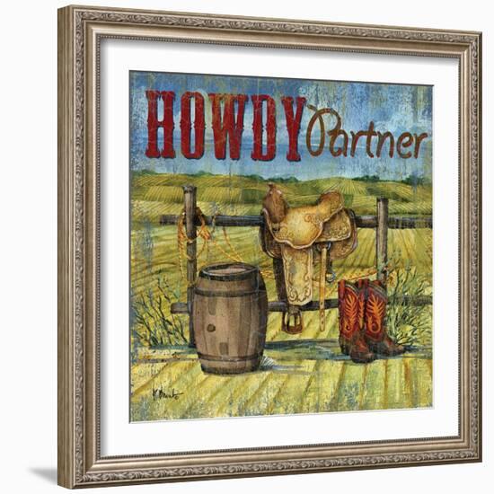 Howdy Partner I-Paul Brent-Framed Art Print