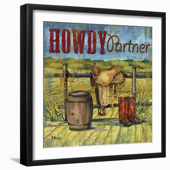 Howdy Partner I-Paul Brent-Framed Art Print