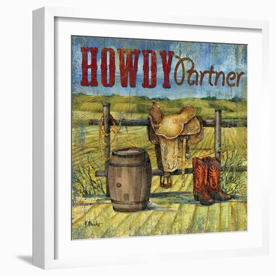 Howdy Partner I-Paul Brent-Framed Art Print