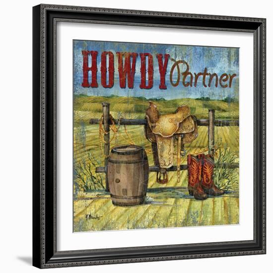 Howdy Partner I-Paul Brent-Framed Art Print