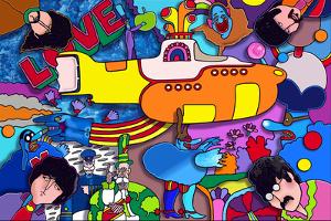 Beatles Yellow-Sub by Howie Green