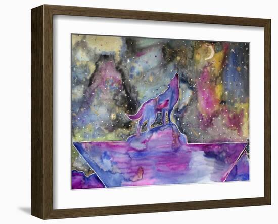 Howl at the Moon-Lauren Moss-Framed Giclee Print