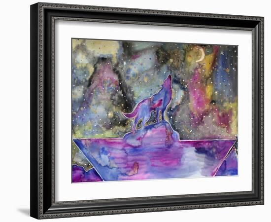 Howl at the Moon-Lauren Moss-Framed Giclee Print