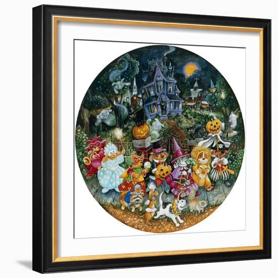 Howl-O-Ween Dogs-Bill Bell-Framed Giclee Print